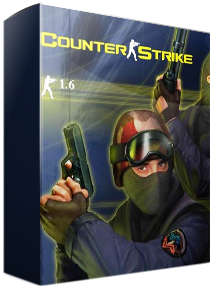 Counter Strike 1.6 logo.