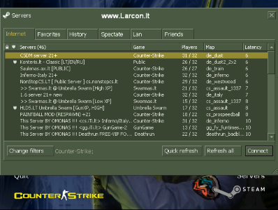 serveri counter strike 1.6